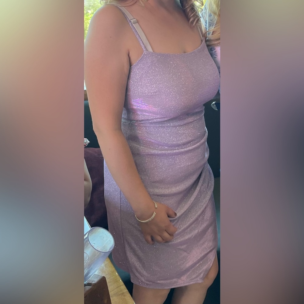 Light purple glitter Dress